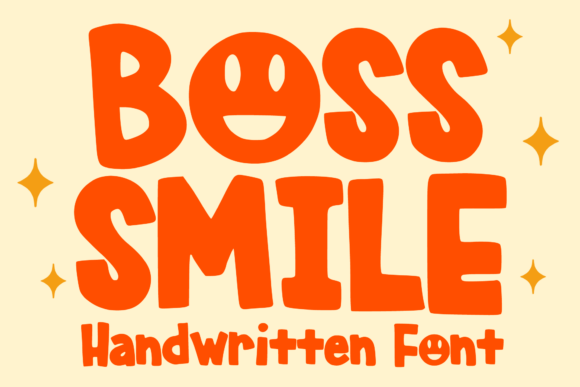 Boss Smile: A Display Font with Character for Editorial Design