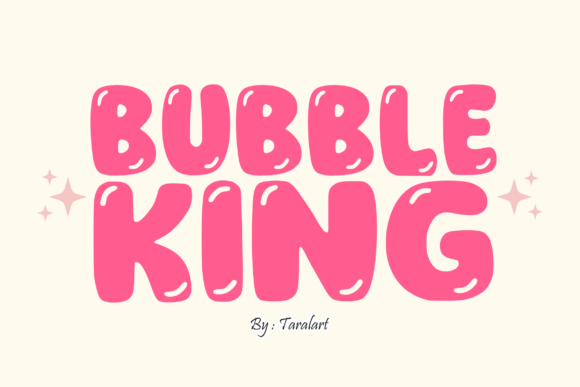 Bubble King Brings Playful Personality to Modern Display Fonts
