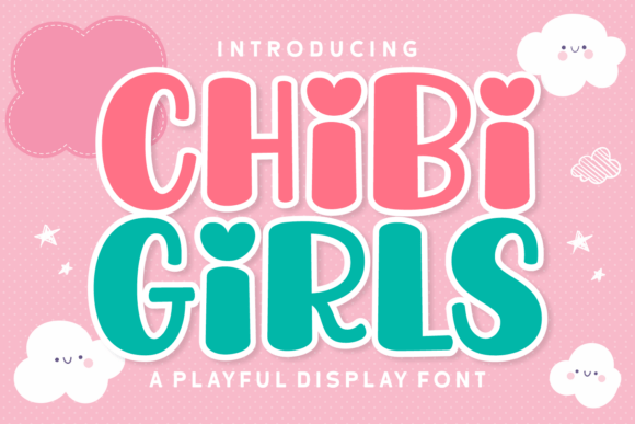 Chibi Girls Font: A Playful Display Typeface for Joyful Brands