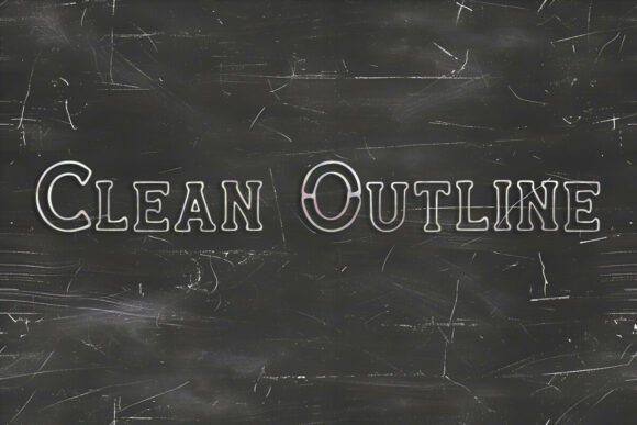 Clean Outline: A Display Font That Makes Small Business Branding Look Polished and Intentional