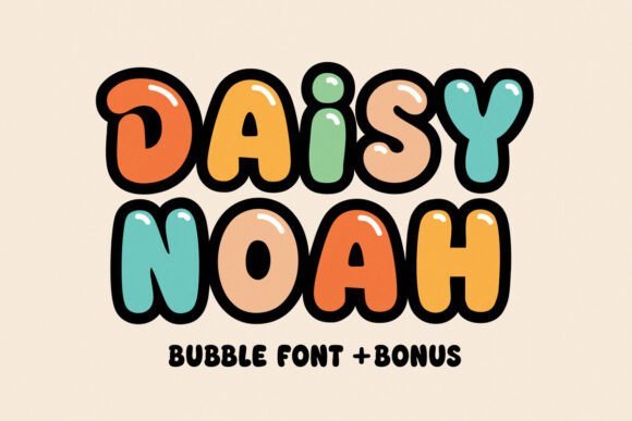 Daisy Noah: A Groovy Display Font for Editorial Design