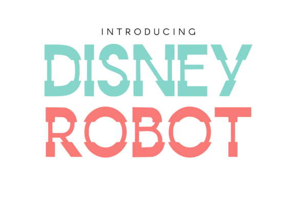 Disney Robot Font Brings Cinematic Charm to Handmade Products