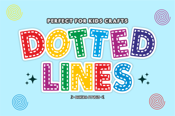 Dotted Lines: A Cheerful Display Font for Modern Web Design
