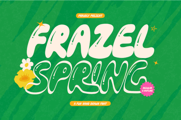 Frazel Spring Font: Fresh Display Typeface for Small Business