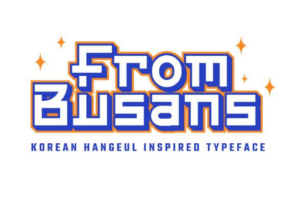 From Busans: A Playful Hangeul Display Font for Campaign Design