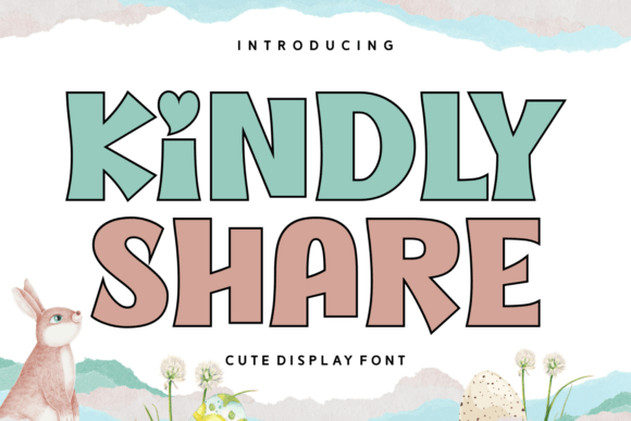 Kindly Share: A Display Font That Brings Warmth to Branding Projects