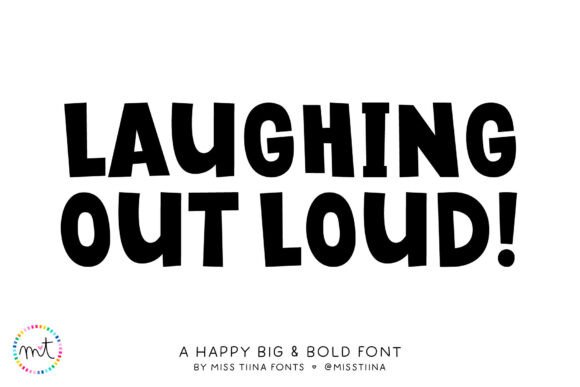 Laughing out Loud: A Display Font for Small Business Branding