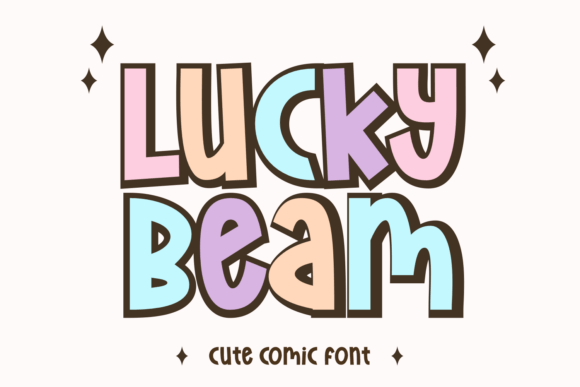 Lucky Beam: A Display Typeface for Playful Editorial Design