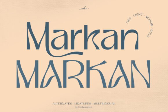 Markan: A Versatile Display Typeface for Editorial Design