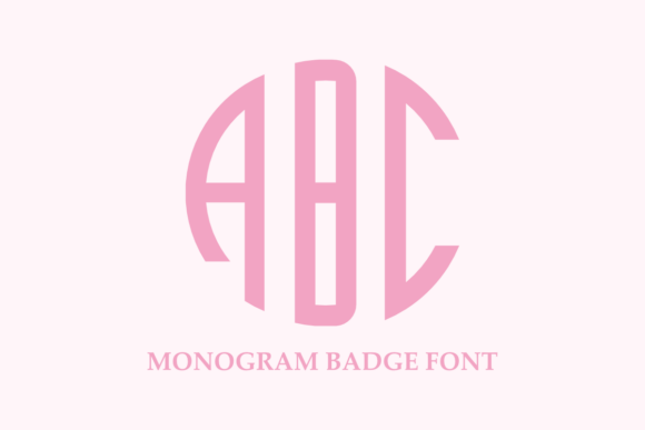 Monogram Badge: A Display Font That Gives Your Brand a Polished Look