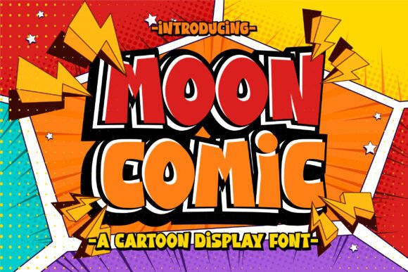Moon Comic: A Display Font That Brings Playful Energy to Web Design