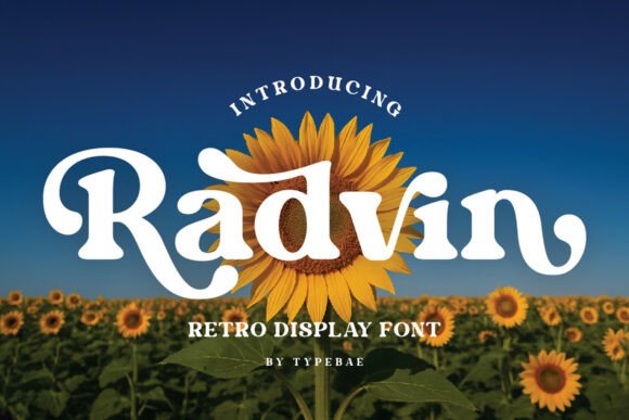 Radvin: A Bold Retro Typeface for Scroll-Stopping Campaigns