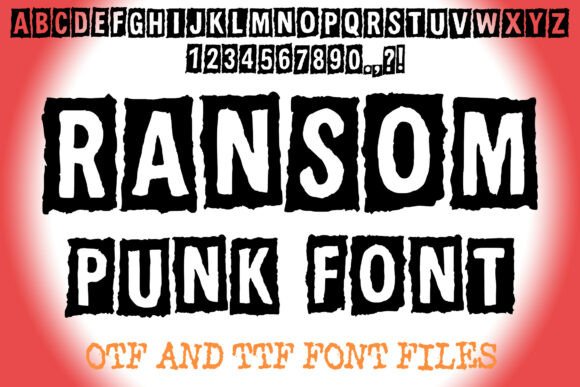 Ransom Punk Font: A Web Designer's Take on This Bold Display Typeface