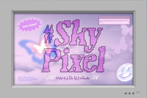 Sky-pixel: A Designer’s Honest Take on a Display Font That Demands Attention