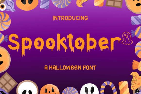 Spooktober: A Quirky Display Font for Editorial Design